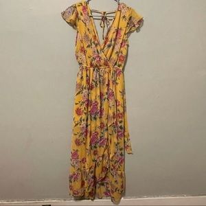 Floral midi dress